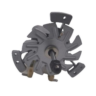 2.38" 48W C Çerçeve Elektrik Fan Motorları Bağımsız topraklama teline sahip Ac gölgeleme direği