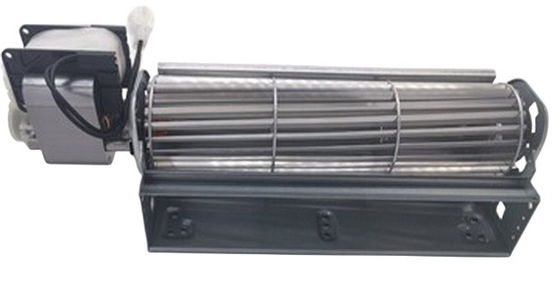 65mm X 240mm Kapalı AC Çapraz Yüksek Akışlı Hava Üfleyici Fan 69W 0.54A, Hall Hız Geri Bildirimi ile