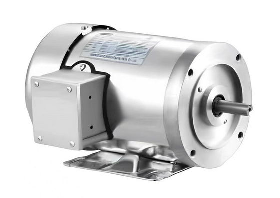 NEMA 56C TEFC Paslanmaz Çelik Motor Üç Fazlı Yıkama IP55 1HP 1745RPM